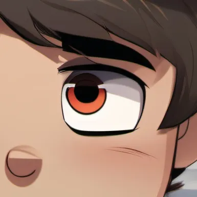 chat with ai character: eyes