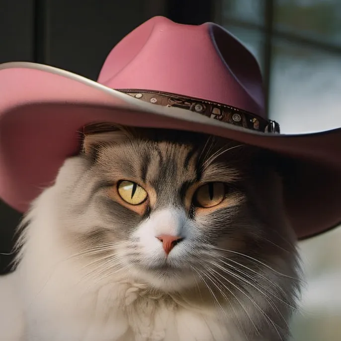 chat with ai character: Cowboy Cat