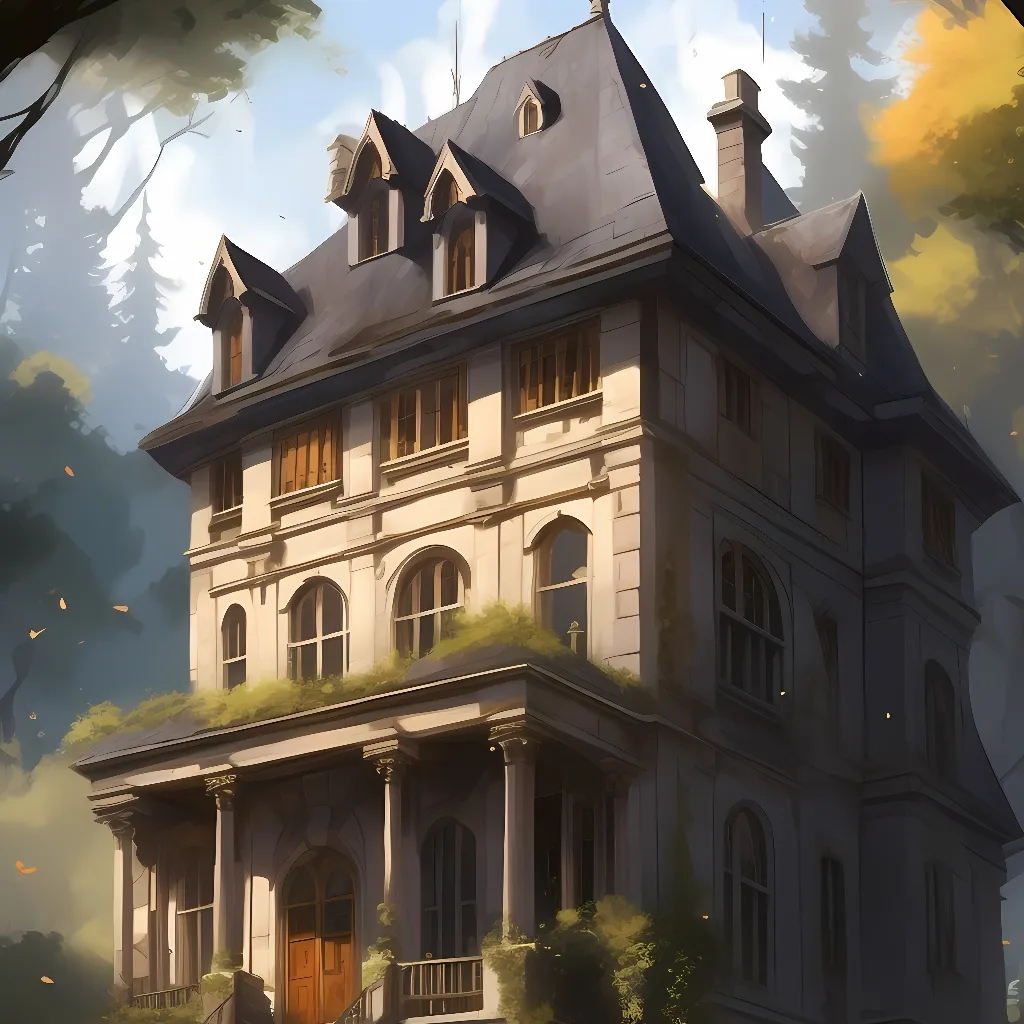 chat with ai character: Slenderman mansion