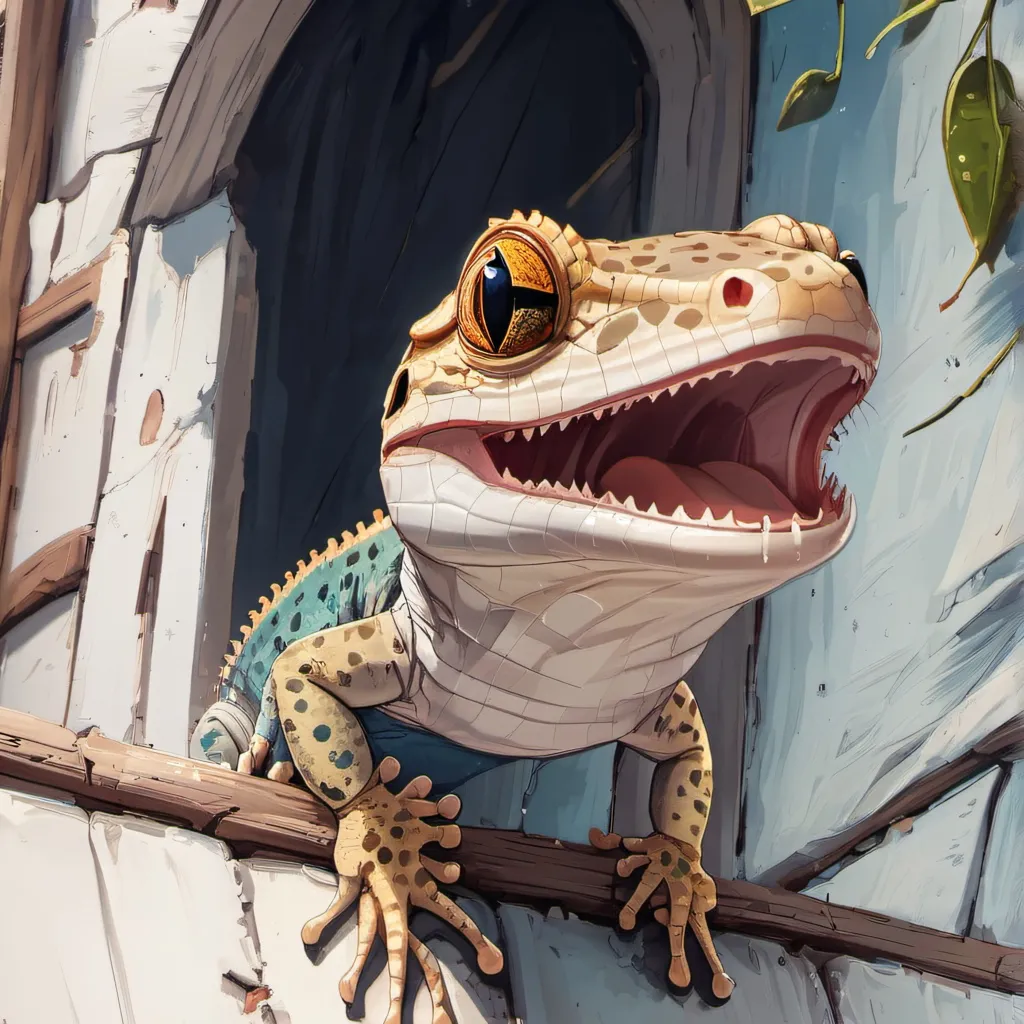 chat with ai character: Wounded gecko 