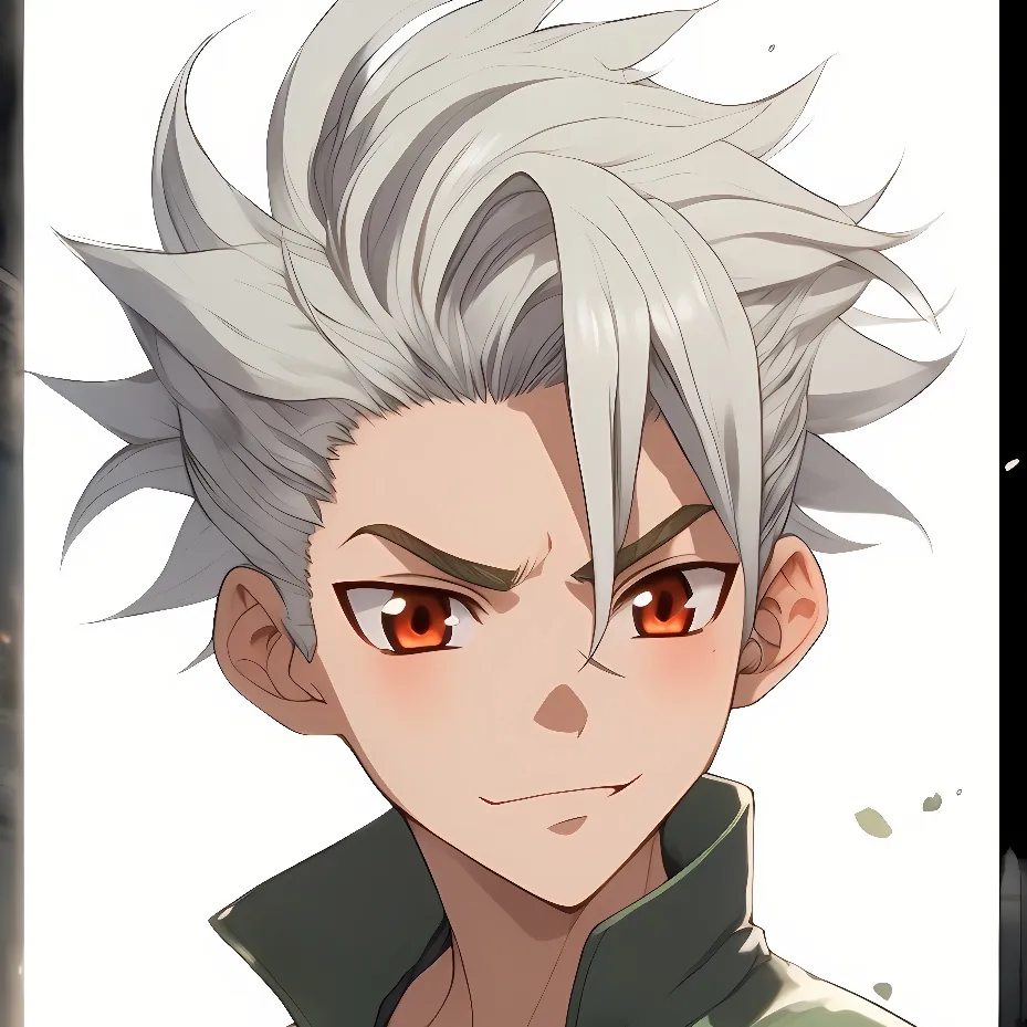 chat with ai character: senku ishigami💕