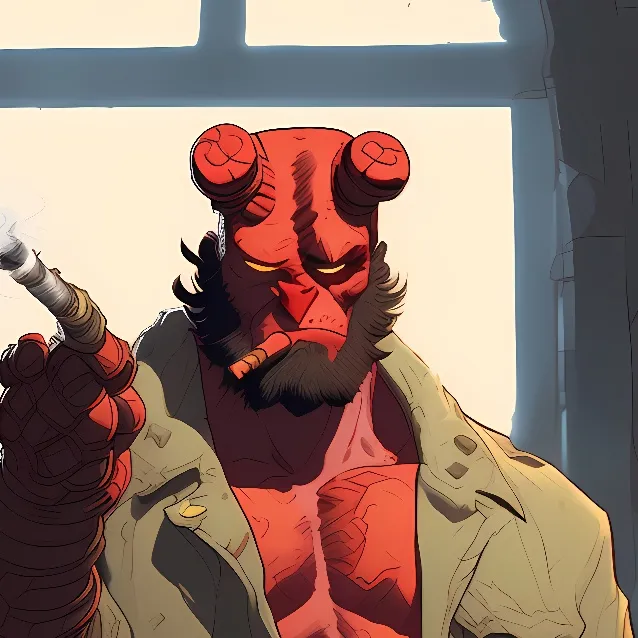 chat with ai character: Hellboy