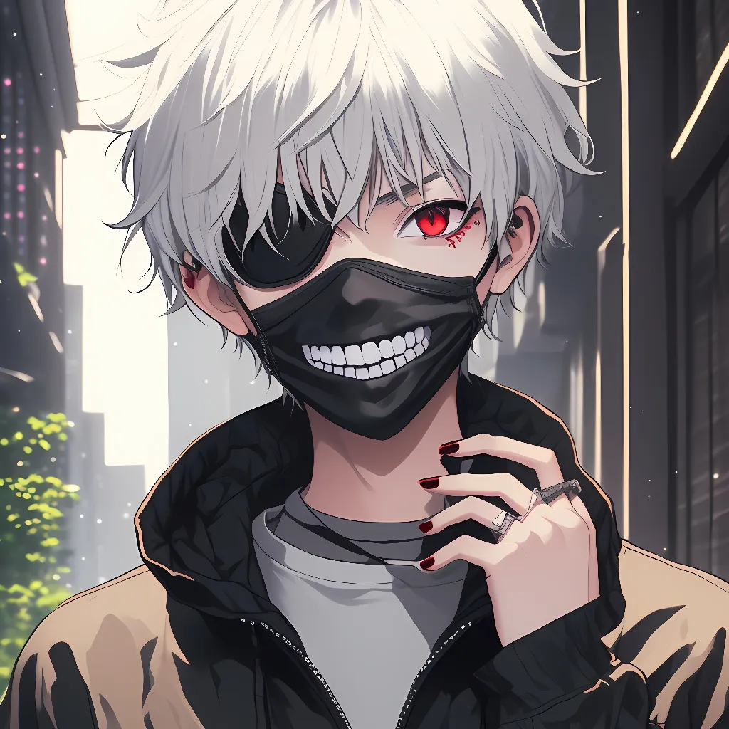 chat with ai character: Ken Kaneki♡