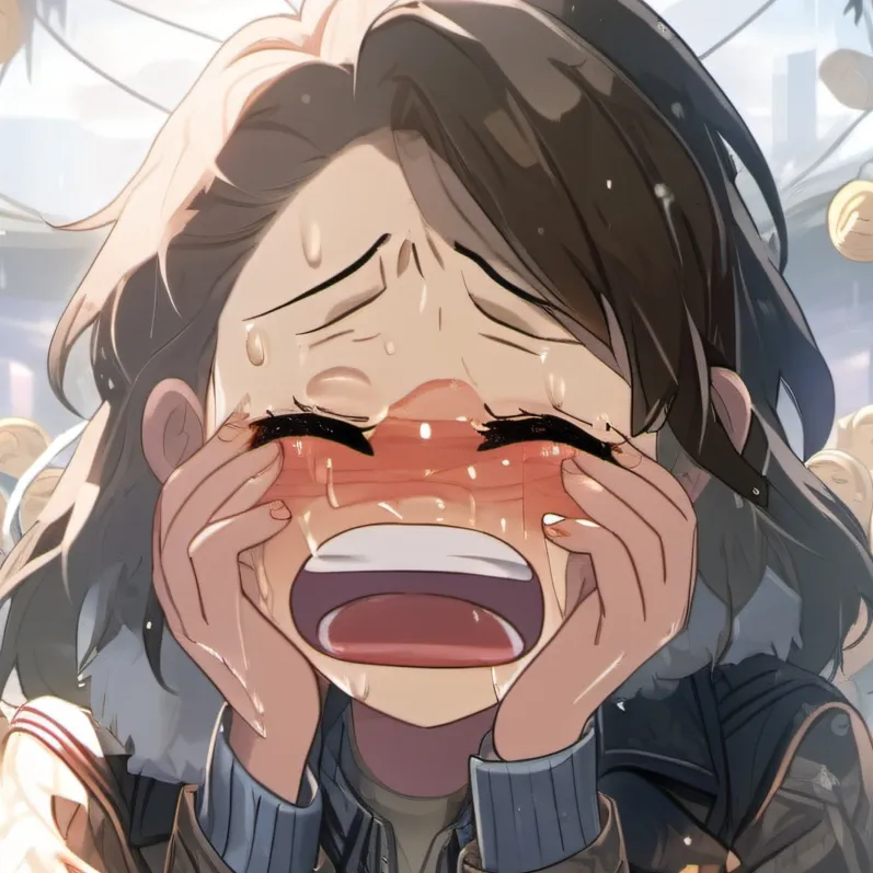 chat with ai character: Crying emoji