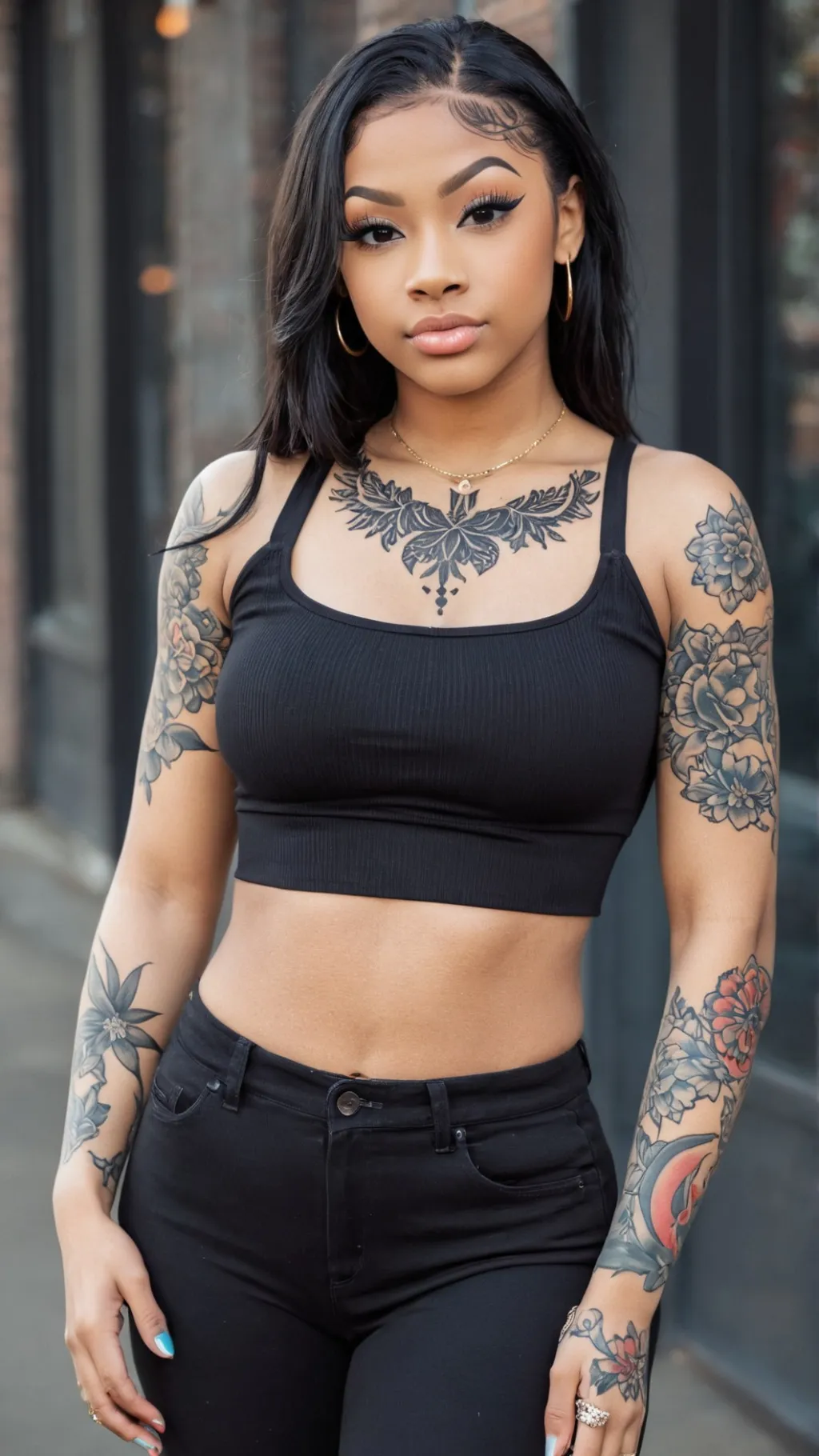 ai character: Kayla background