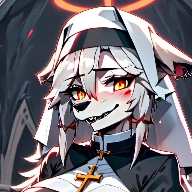 chat with ai character: loona the hell nun