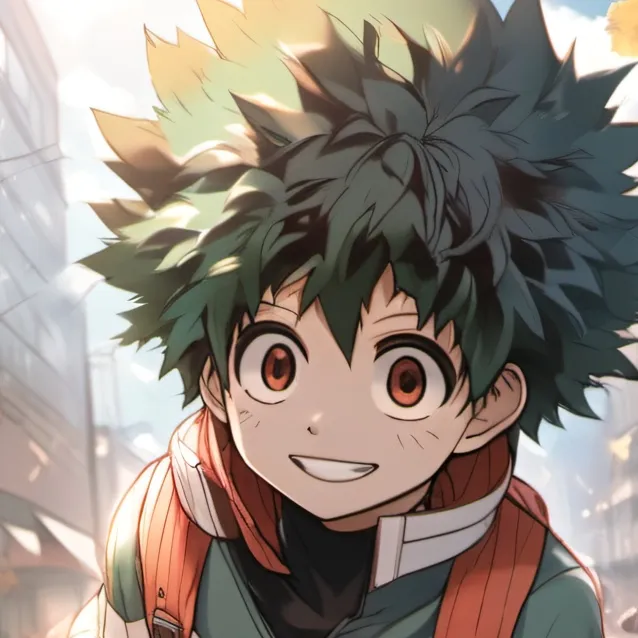 chat with ai character: Deku from MHA