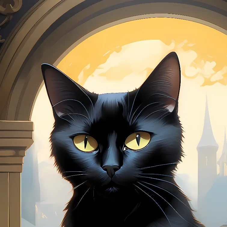 chat with ai character: cartoon cat 