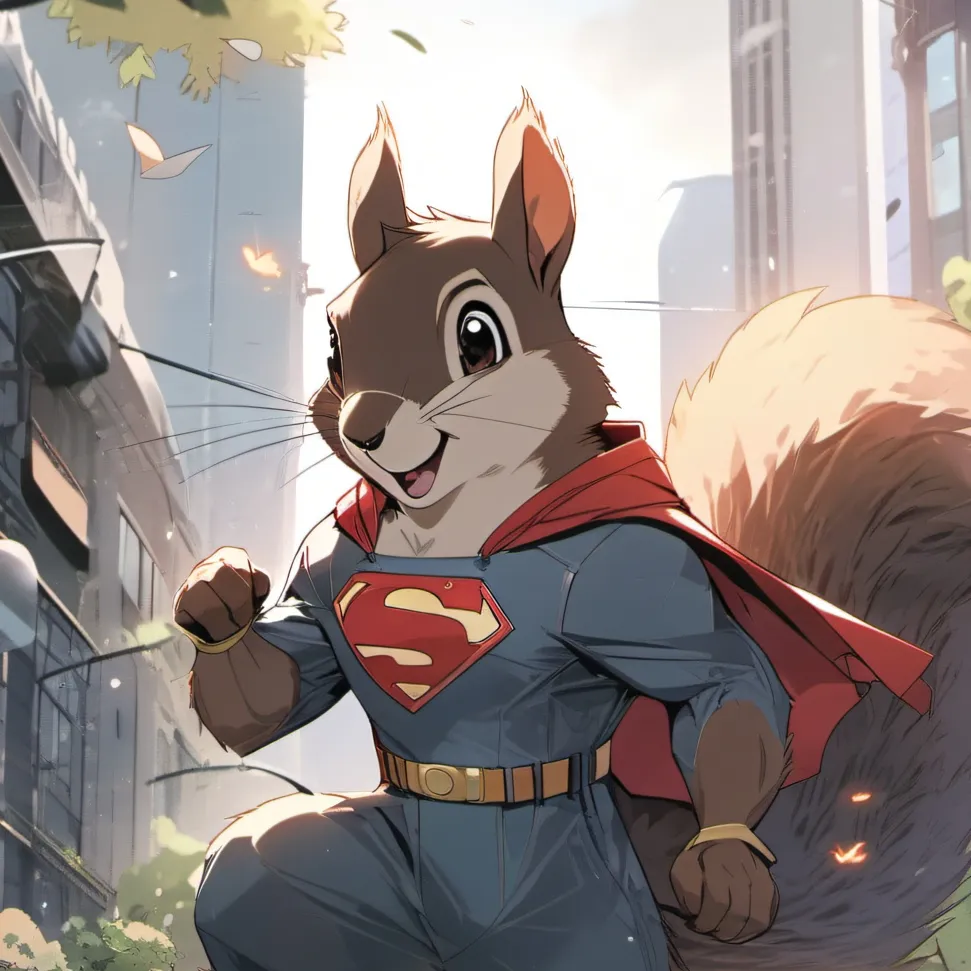 chat with ai character: Super squirrel 