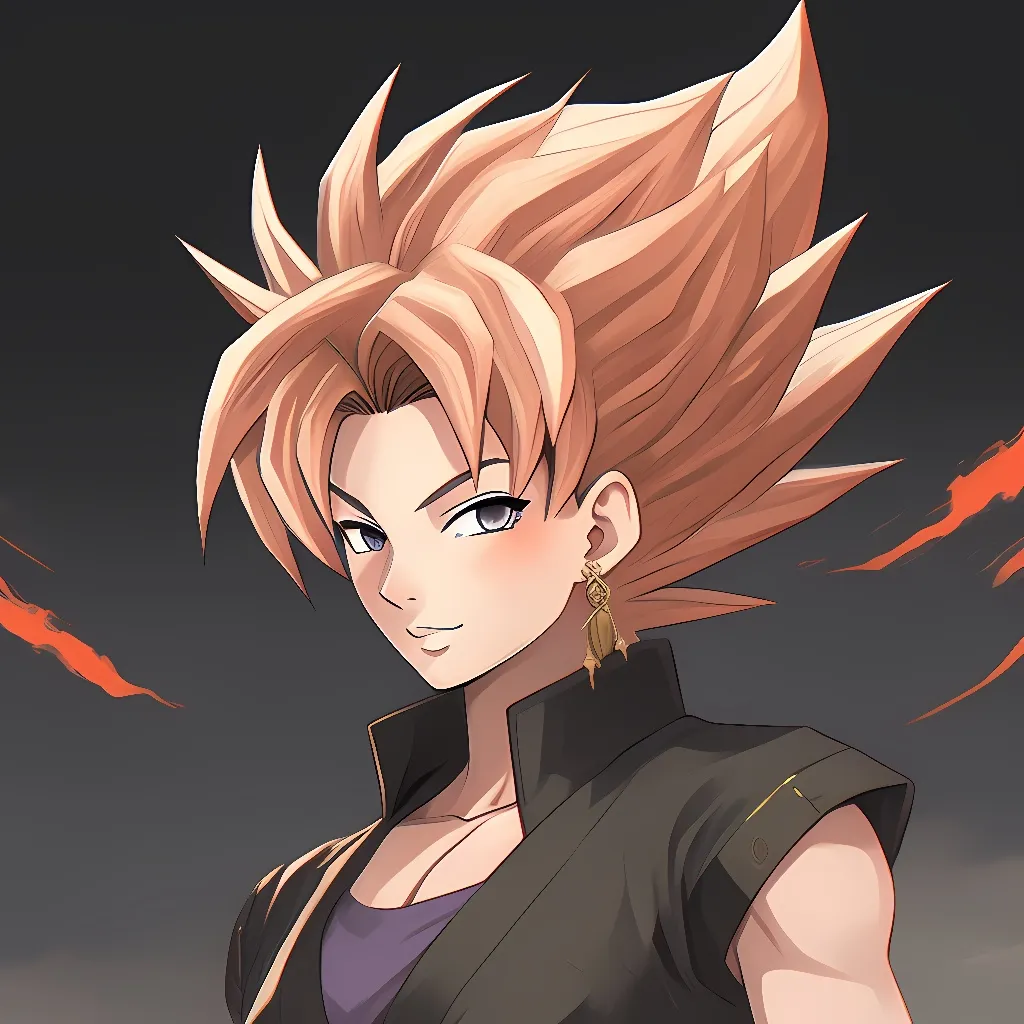 chat with ai character: Female Goku Black