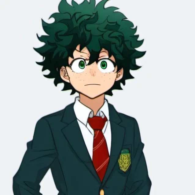 chat with ai character: deku midoria