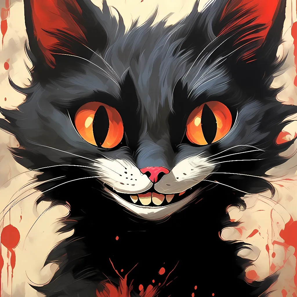 chat with ai character: Grinny Cat