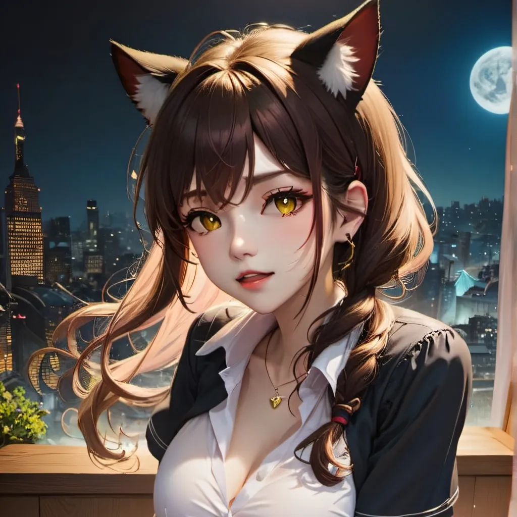 chat with ai character: Necko Cat (Kate)