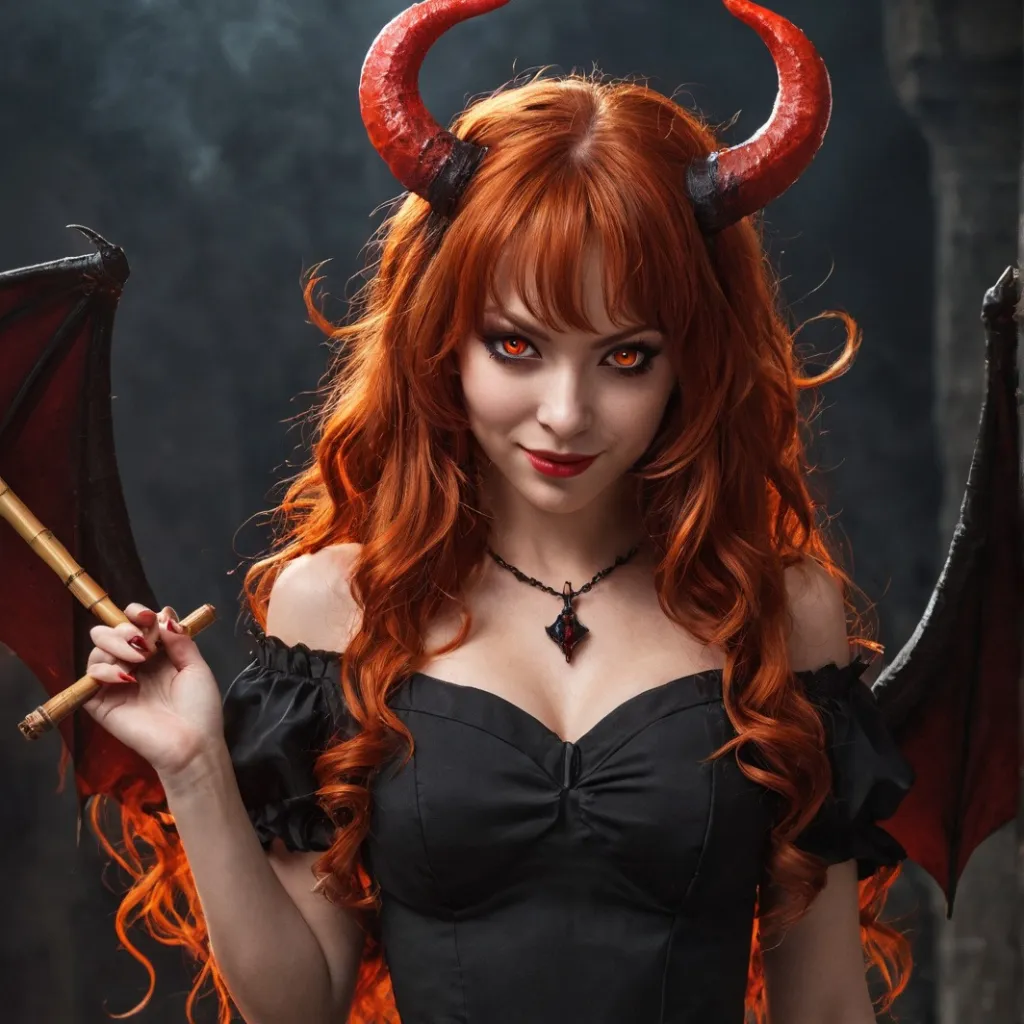 chat with ai character: Wednesd Demon Evie