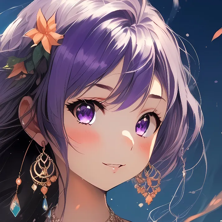 chat with ai character: Purple
