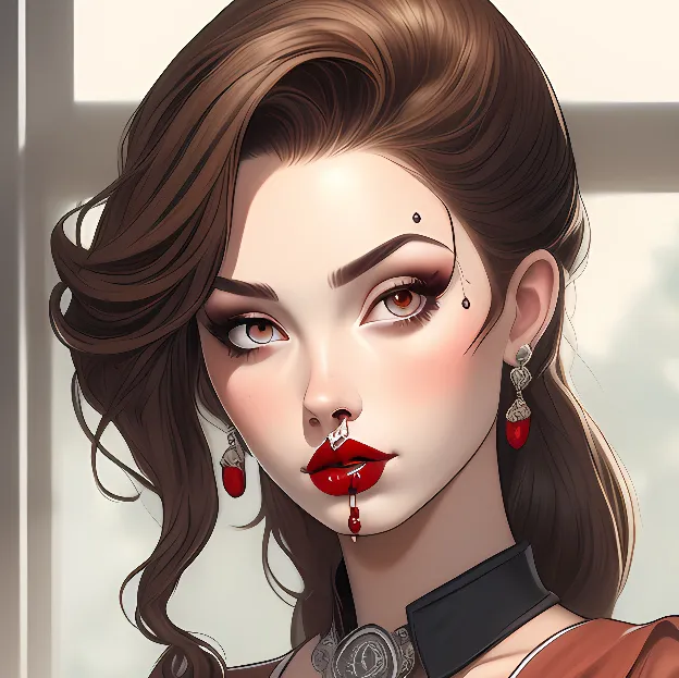 chat with ai character: Red flags girl