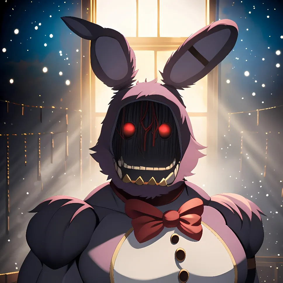 chat with ai character: Withered Bonnie