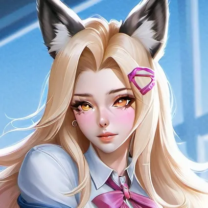 chat with ai character: office lady ahri 