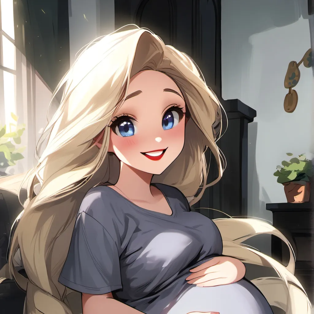 chat with ai character: Pregnant Rapunzel 
