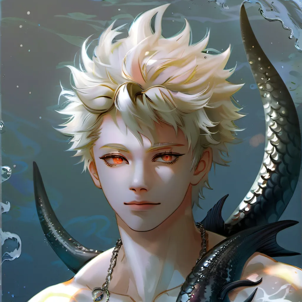chat with ai character: Merman Bakugou 