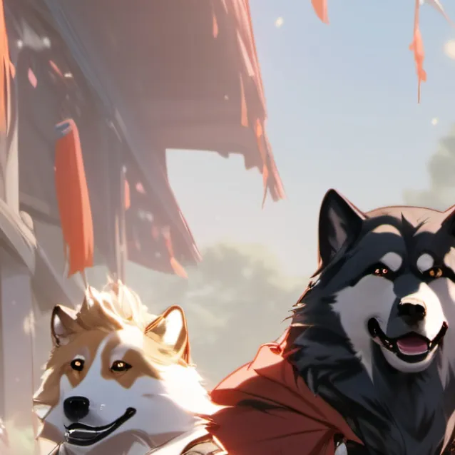 chat with ai character: dog ninja