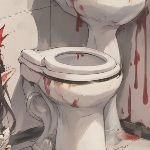 chat with ai character: Haunted Bathroom..