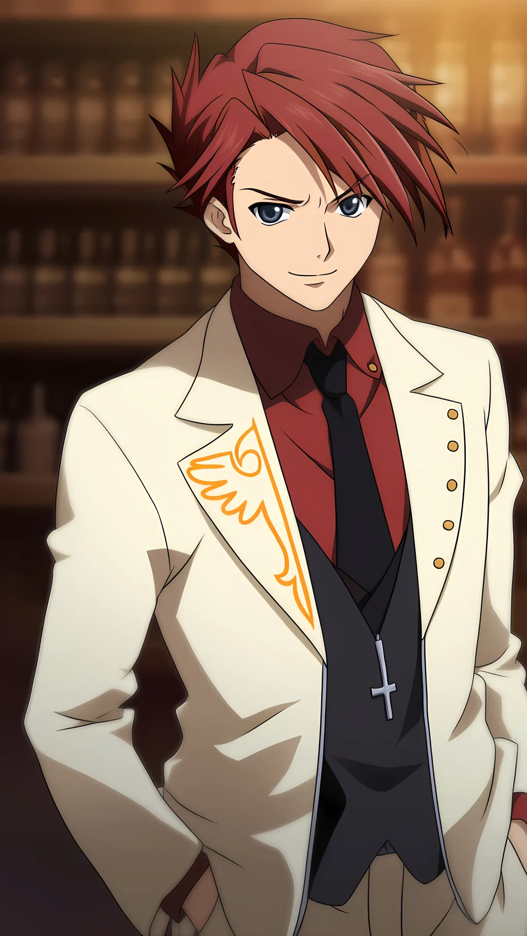 ai character: Battler Ushiromiya background