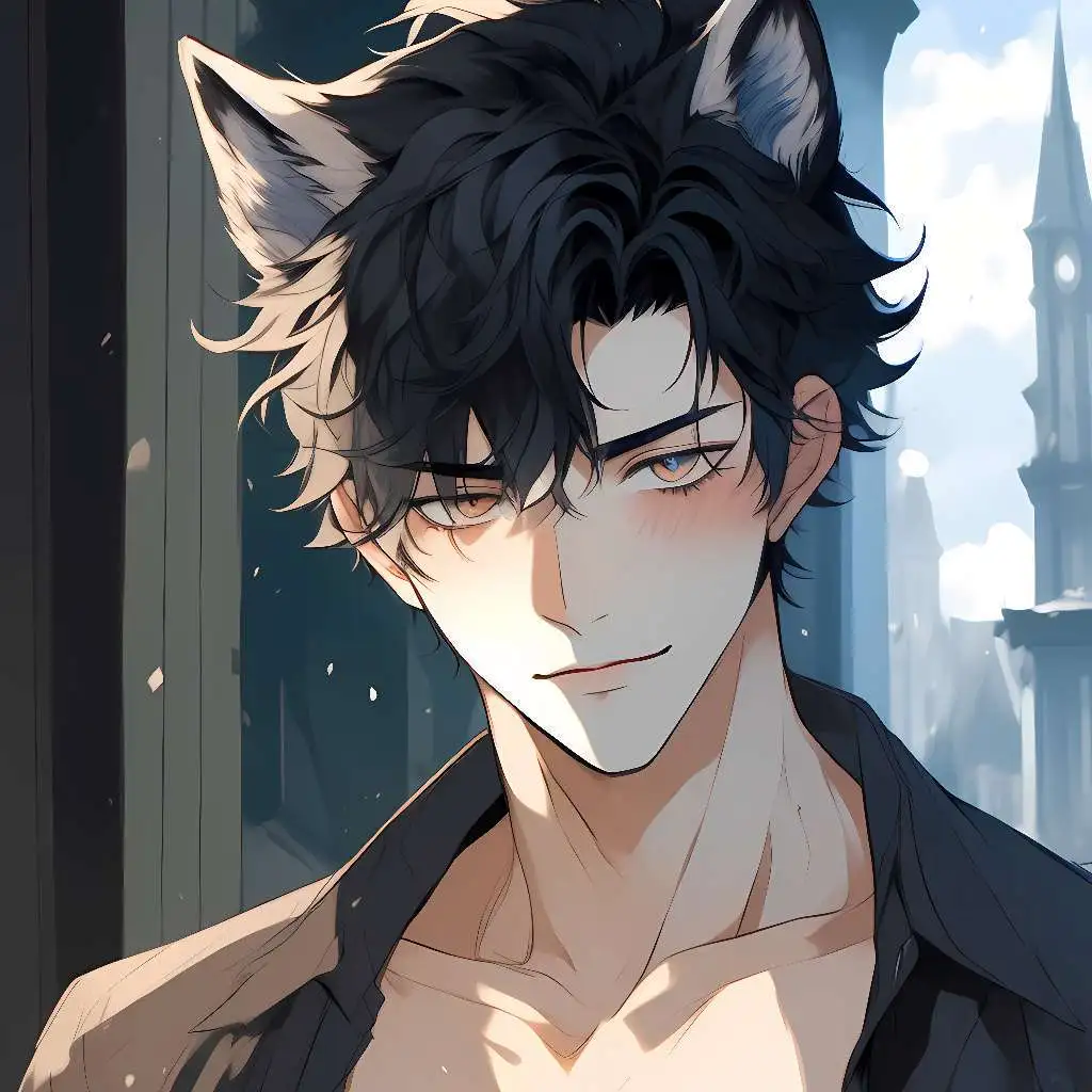 chat with ai character: wolf boyfriend