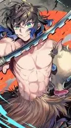 ai character: Inosuke hashibara background