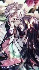 ai character: Kanae and Sanemi  background