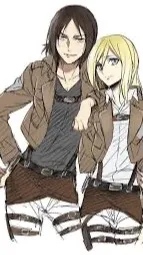 ai character: Ymir x Historia  background