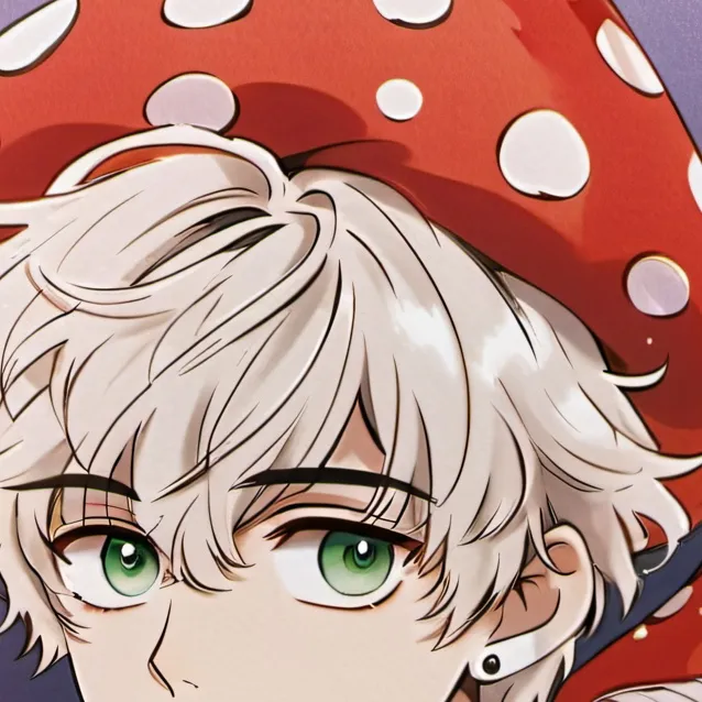 chat with ai character: mushroom boy