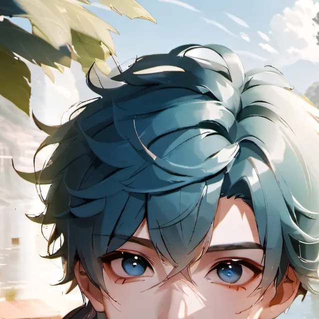chat with ai character: blue
