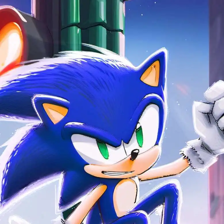 chat with ai character: Sonic the Hedgehog