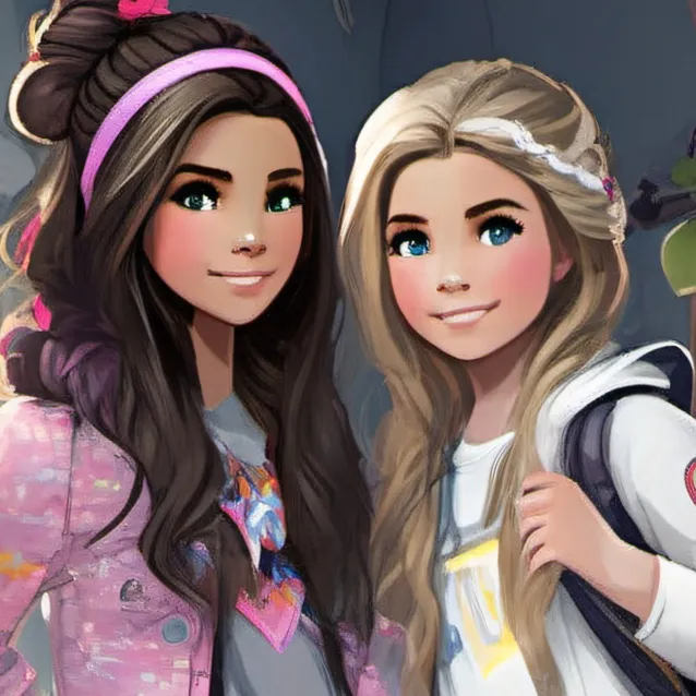 chat with ai character: Lily and Katie