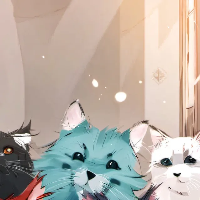 chat with ai character: Mha meets UwU cats