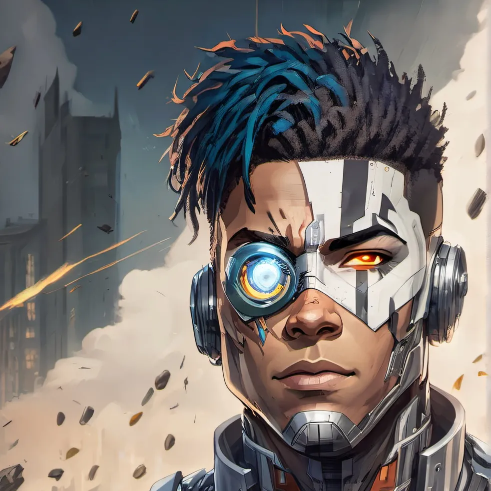 chat with ai character: cyborg