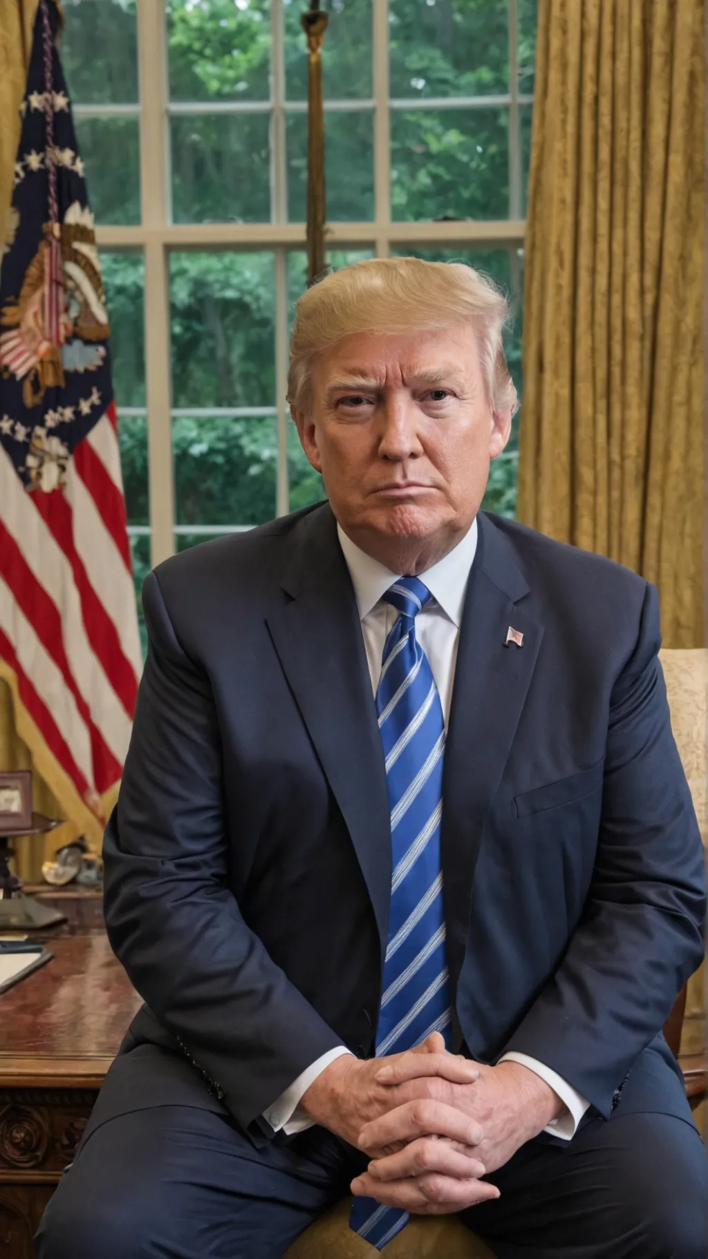 ai character: Donald Trump background