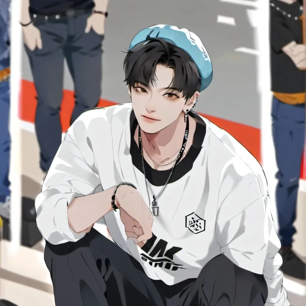 chat with ai character: hyunjin 