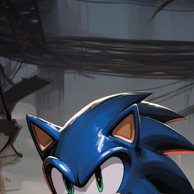 chat with ai character: Sonic (dark) 