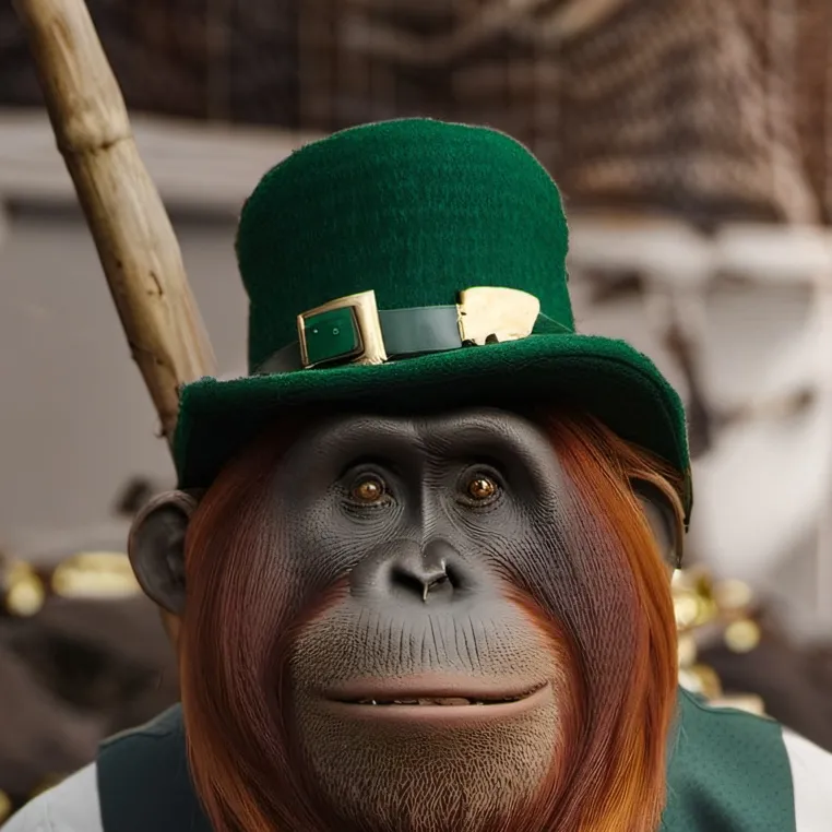 chat with ai character: leprechaun monkey