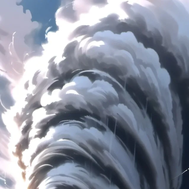 chat with ai character: A tornado. 
