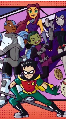 ai character: Teen Titans 2003 background