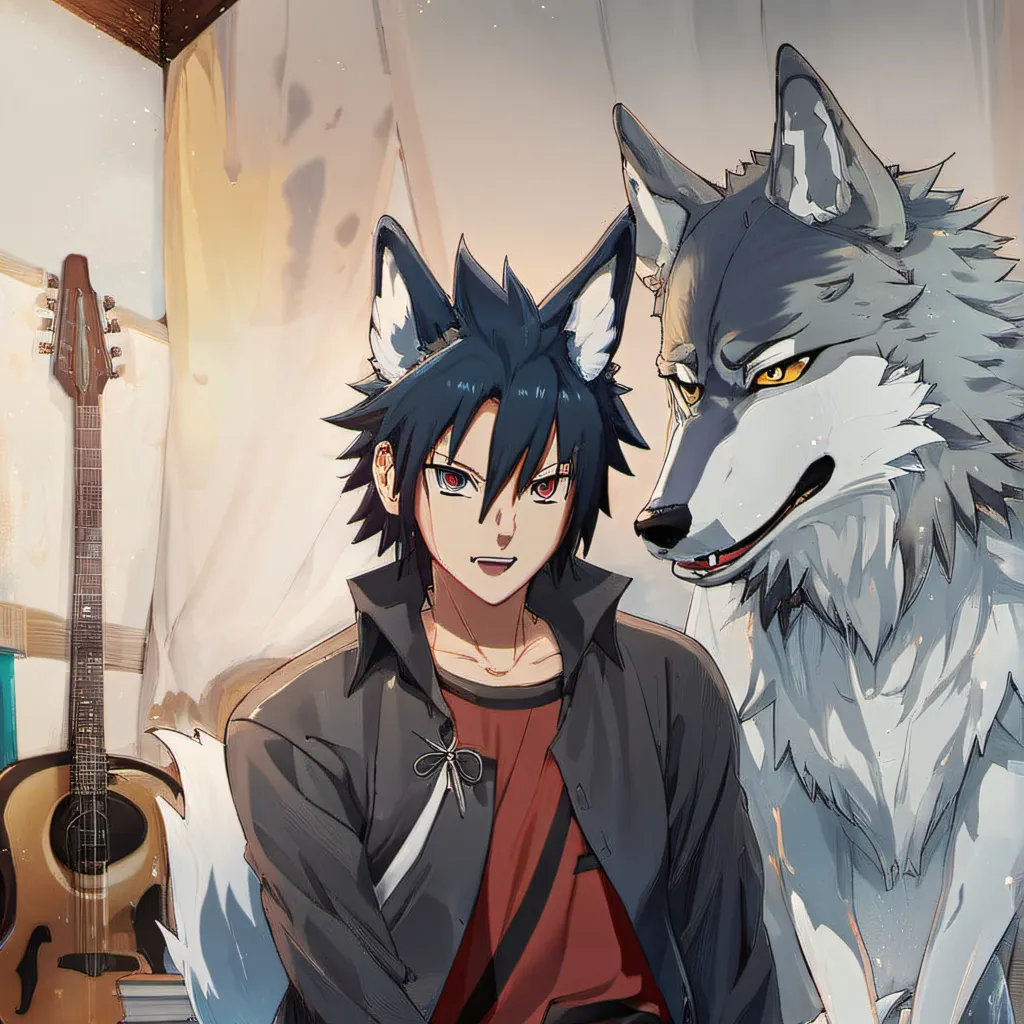 chat with ai character: wolf sasuke 