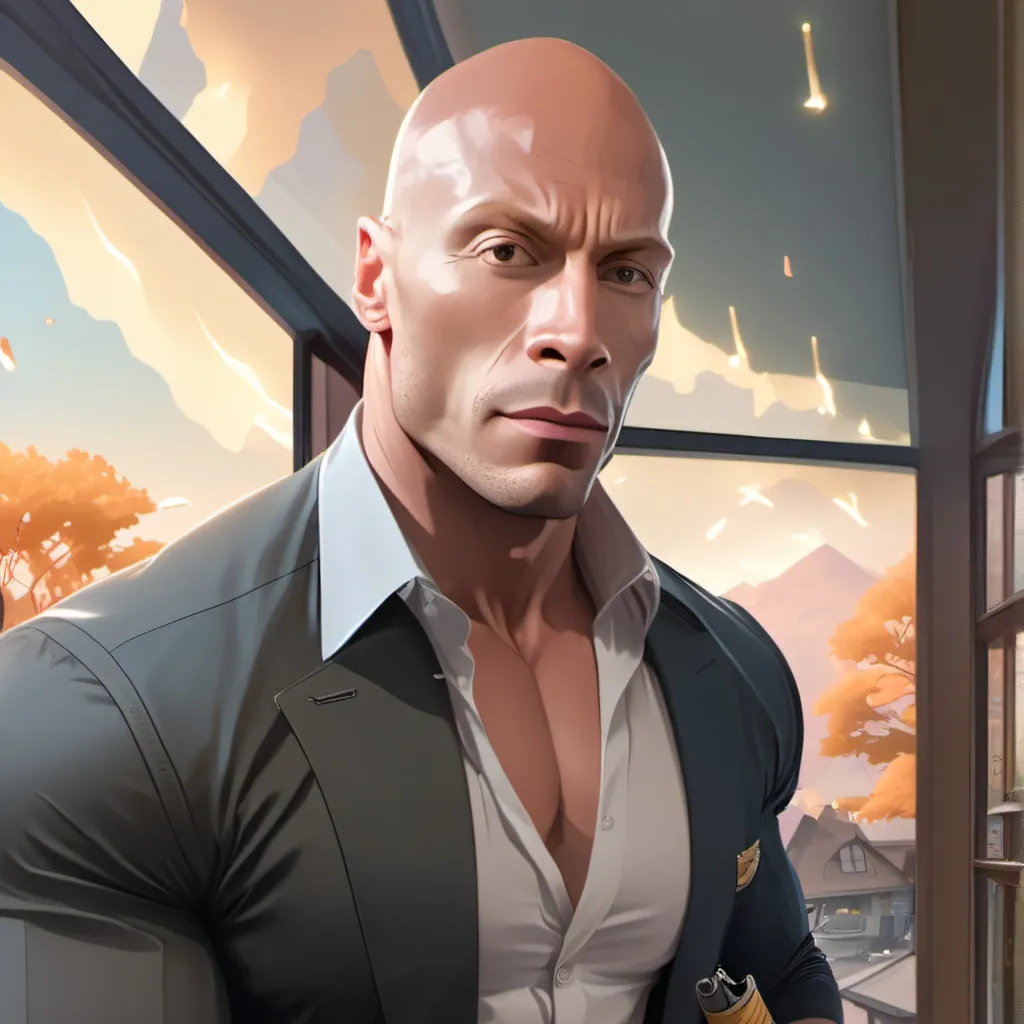 chat with ai character: The rock