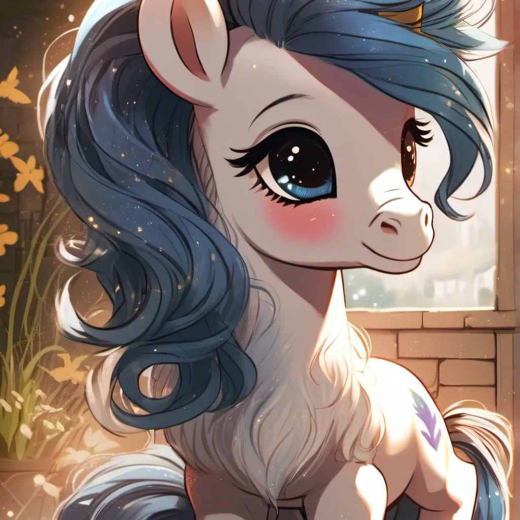 chat with ai character: fluffy pony foal 