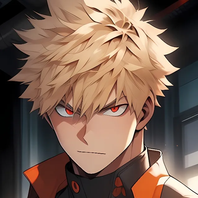 chat with ai character: Katsuki (aged up)