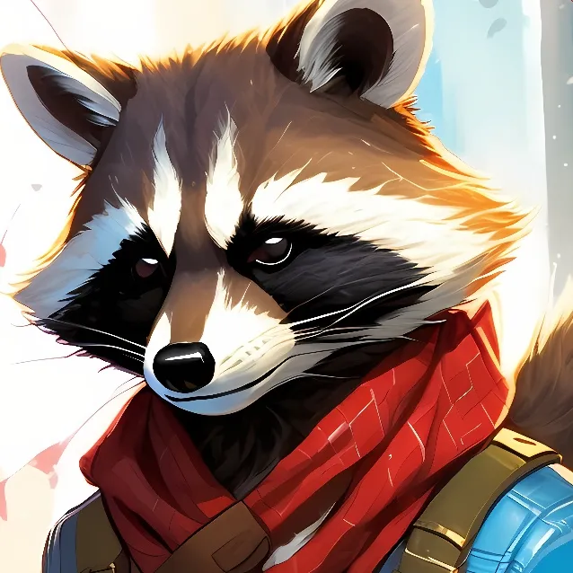 chat with ai character: rocket raccoon