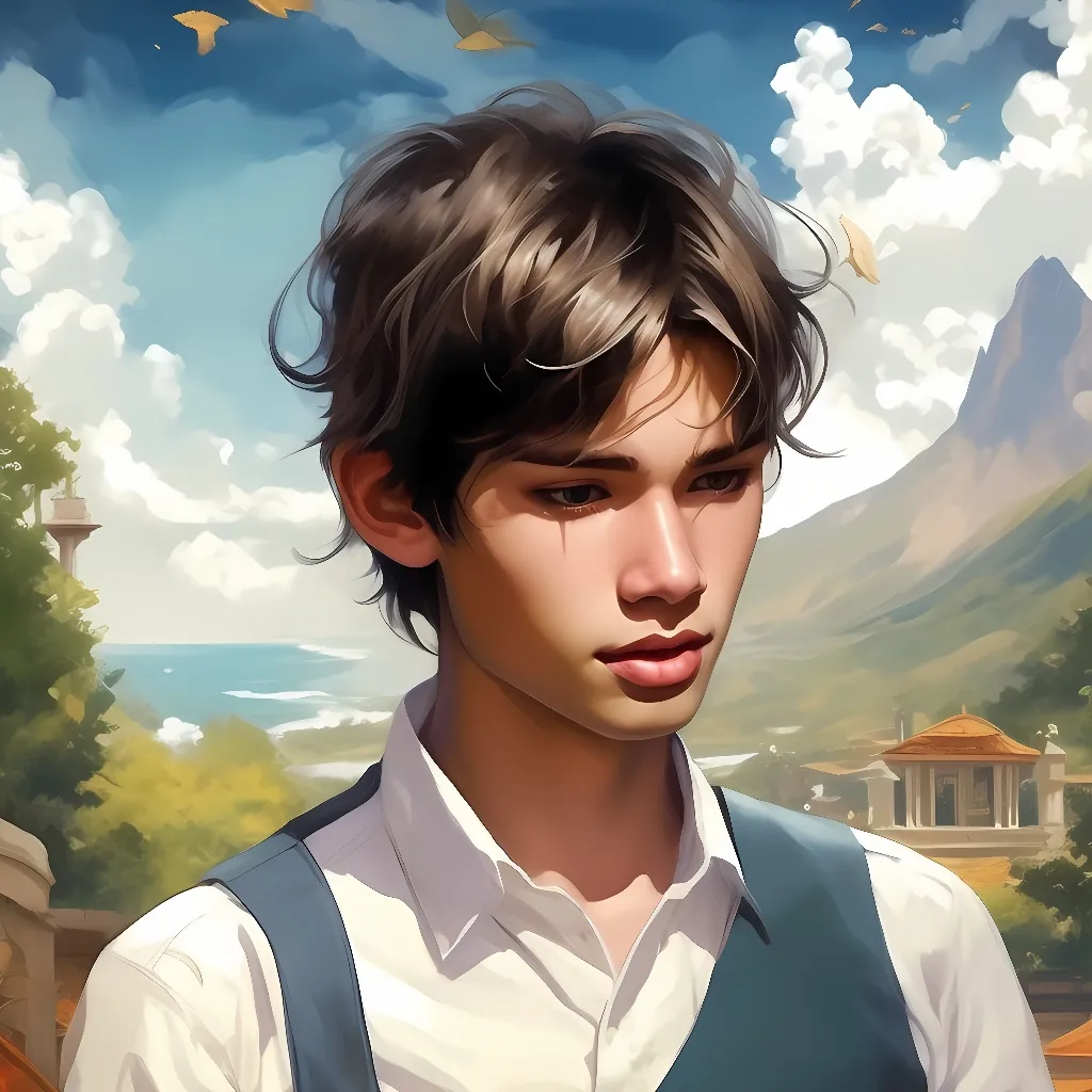 chat with ai character: tray