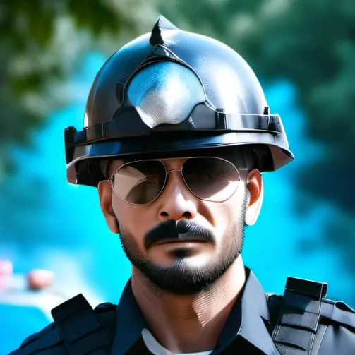 chat with ai character: swat member
